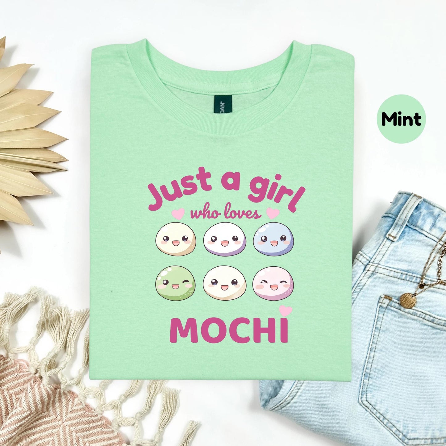 Cute Stay at Home Girl Mochi Shirt, Kawaii Dessert Print Tee for Introverts, Gamers, Boba Lovers & Comfort Food Fans, Cozy Lounge T-Shirt