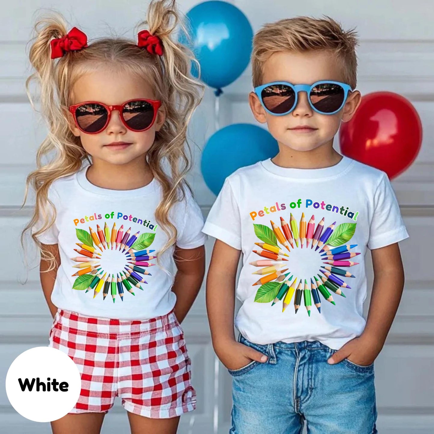 Color Wheel Pencil Shirt | Back to School Rainbow Art Tee | Creative Learning Toddler Tshirt | Artist Gift for Kids