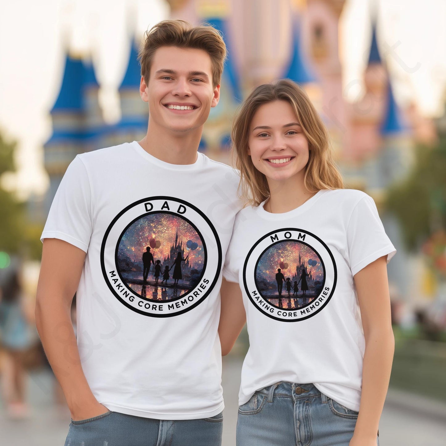 Matching Family Vacation Shirts, Core Memories Tee for Dad Mom Kids, Custom Park Trip Outfits for Family Photos AA50