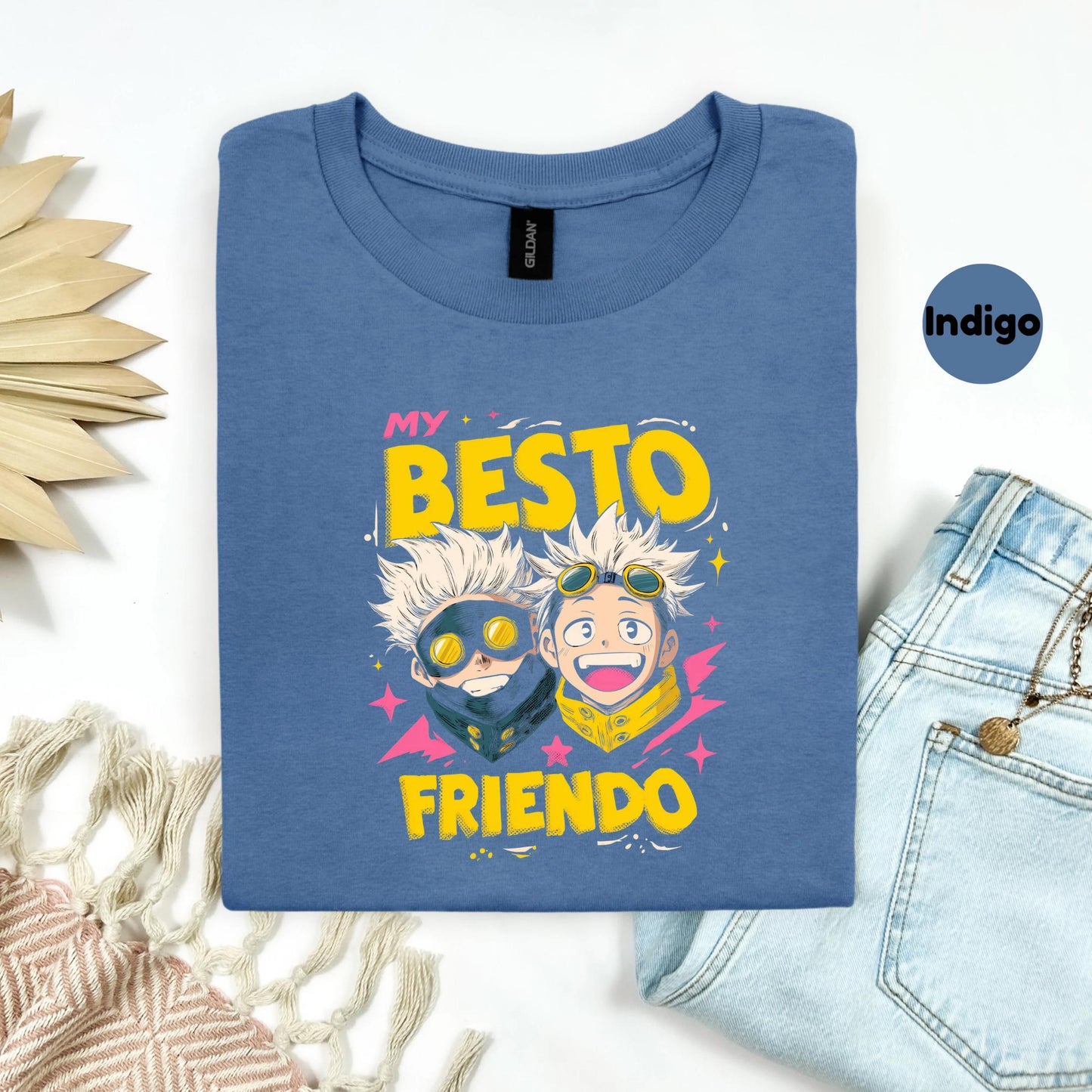 My Besto Friendo Shirt – Fun Anime Friendship Graphic Tee – Cute Best Friend Matching Shirt for Anime Fans AA122