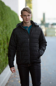 Custom Men's Hooded Insulated Jacket DF7630