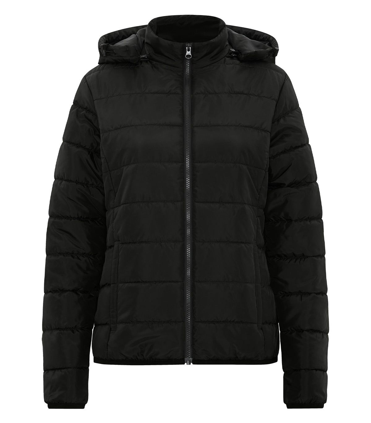 Custom Ladies' Hooded Insulated Jacket DF7630L