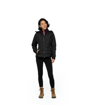 Custom Ladies' Hooded Insulated Jacket DF7630L